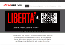 Tablet Screenshot of abitarenellacrisi.org